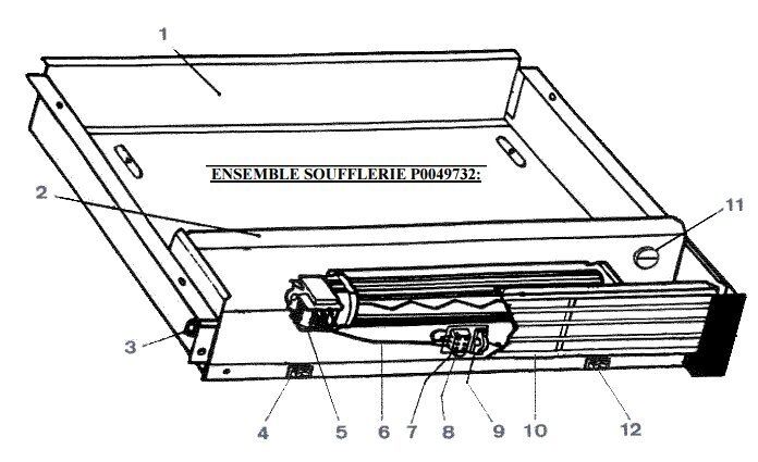 Plan / éclaté : SOUFFLERIE DEVILLE P0049732