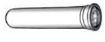 VENTE : ALLONGE 1 M SPECIAL FIOUL CONDENSATION DIAM 80 125 DEVILLE 
