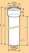 VENTE : ALLONGE 1 M VENTOUSE CONDENSATION 80 125 AZB908