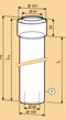 ALLONGE 0.35 M VENTOUSE AZ 416 60 100