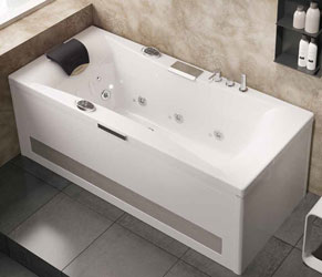 VENTE : Baignoire balnéo Kinedo Pure Design rectangulaire 170X75 Bien-être