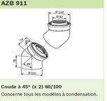 COUDE 90 CONDENSATION 60 100 AZB 910