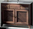ENSEMBLE MEUBLE VASQUE 1000 IBERIA RUSTICO NOYER