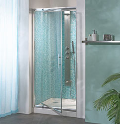 VENTE : PORTE DOUCHE PIVOTANTE CORAIL 68 - 81cm PA631BTNE BLANC