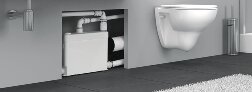 SANIPACK broyeur WC encastrable