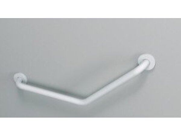 Barre de maintien Kinedo coudée 40x40cm inox laqué blanc