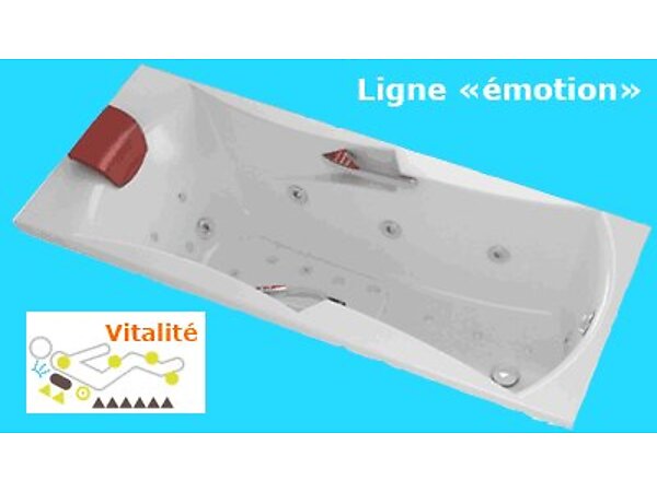 Baignoire balnéo Kinedo Emotion 160x75 Vitalité Kietude