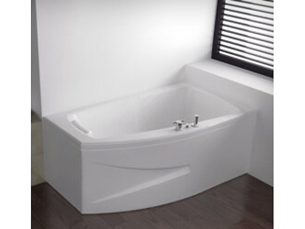 Baignoire asymétrique balnéo Kinedo Pure Design 160x90 Bien-être