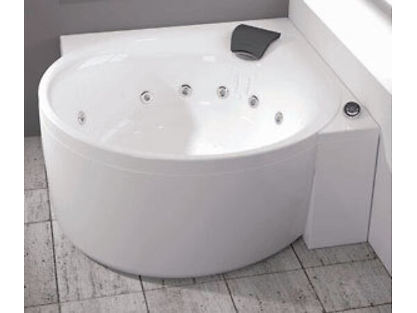 Baignoire d angle RONDE balnéo Kinedo Pure Design 145x145 cm Santé
