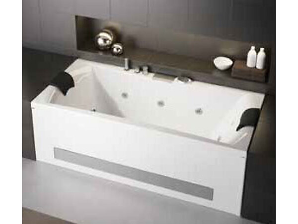 Baignoire double-têtes balnéo Kinedo Pure Design 200X95 Vitalité