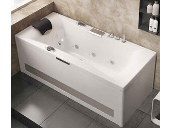 Baignoire rectangulaire balnéo Kinedo Pure Design 180x80 Vitalité Kietude
