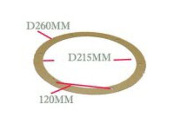 JOINT BRULEUR P0027547 DEVILLE POUR POELE 9444