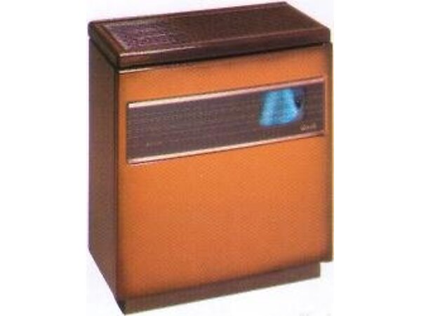 POELE FIOUL CLEO C09424 DEPART ARRIERE BRUN FLAMME