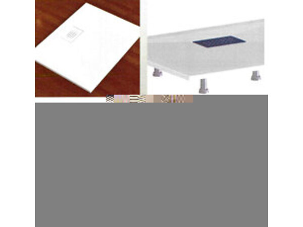 RECEVEUR A ENCASTRER KINEDO RD1104 KINESURF QUART RD 100 X 100 X 4CM