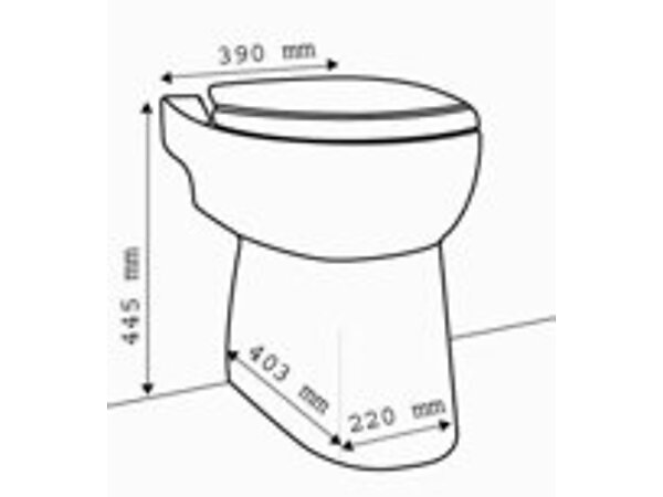WC SANICOMPACT 43 ECO+