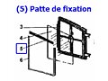 PATTE DE FIXATION insert deville 7867 P0045503