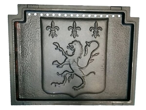 PLAQUE FOYERE GODIN 3176 3199 3277 3286 / CHEMINEES PHILIPPE DECOREE 500NM14 CH500143286 CH00005001453