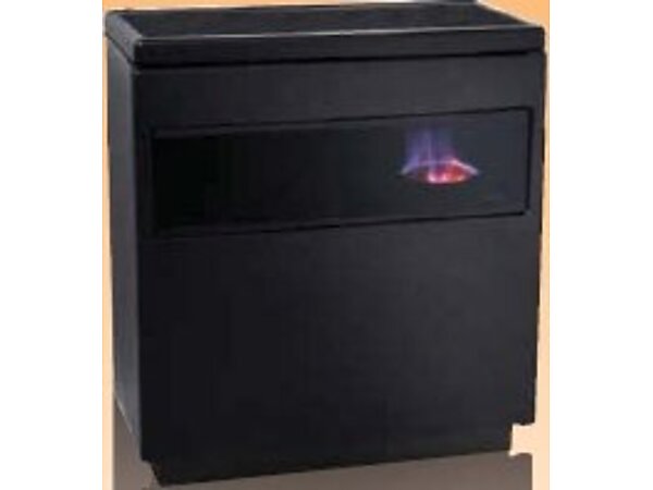 POELE FIOUL CLEO C09424 DEPART ARRIERE NOIR