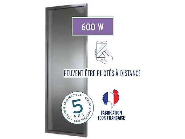 Radiateur VRX miroir rayonnant MIRARSTAR 600W