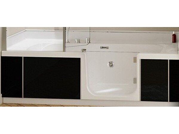 Tablier facade verre noir (niche)