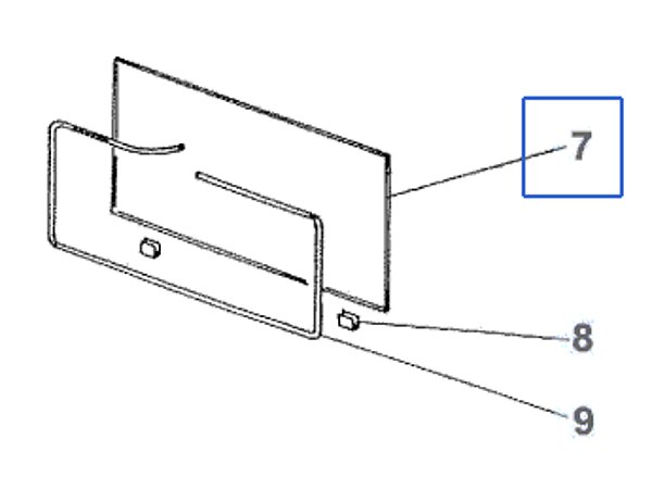 VERRE DE PORTE P0028063