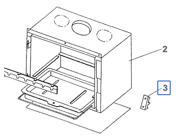 VERROU DE PORTE P0T18055 (NOUVELLE REFERENCE P0051264/P06P)