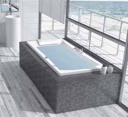 Fiche produit BAIGNOIRE BALNEOTHERAPIE DESIGN KINEDO/GRANDFORM MODELE CONCERTO (180X80 ou 170X75CM)