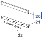 Fiche produit GUIDE D'AIR -PEINT GRIS P0028061/P09E