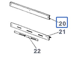 GUIDE D'AIR -PEINT GRIS P0028061/P09E