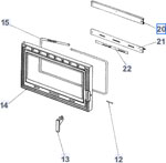 Fiche produit GUIDE D'AIR SUPERIEUR -PEINT GRIS P0027625/P09E