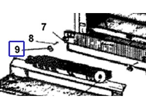 Manette de fermeture P0T18929 pour insert bois c07867.ptxx