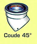 Fiche produit COUDE ROLUX GAZ CONCENTRIQUE 45 dg 80 125