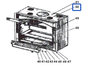 PLAQUE OBTURATRICE - PEINT GRIS P0026772/P09E