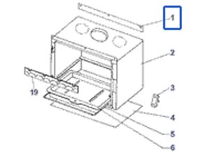 PLAQUE OBTURATRICE -PEINT GRIS P0028147/P09E