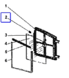 Fiche produit Profile entretoise P0019306 pour insert bois C07867.PTxx